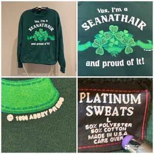 Vintage 90s IRISH Grandfather sweatshirt
